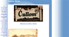 Desktop Screenshot of cullomillinois.com