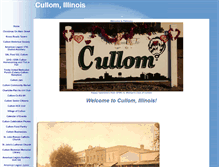 Tablet Screenshot of cullomillinois.com